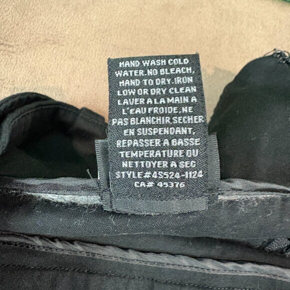 Suzy Shier Mini Skirt Womens Black w/ Side Pleat and Belt Size 13-14 (SKU: 29W) - Picture 7 of 10